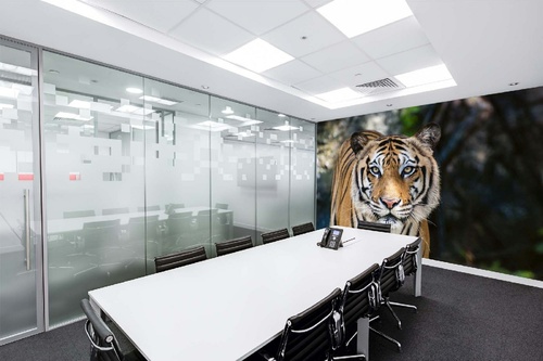 Vlies Fototapete - Großer Bengal-Tiger 375 x 250 cm